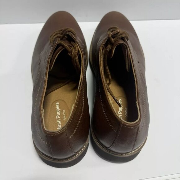 Hush Puppies Brown Leather Oxfords - Picture 4 of 6